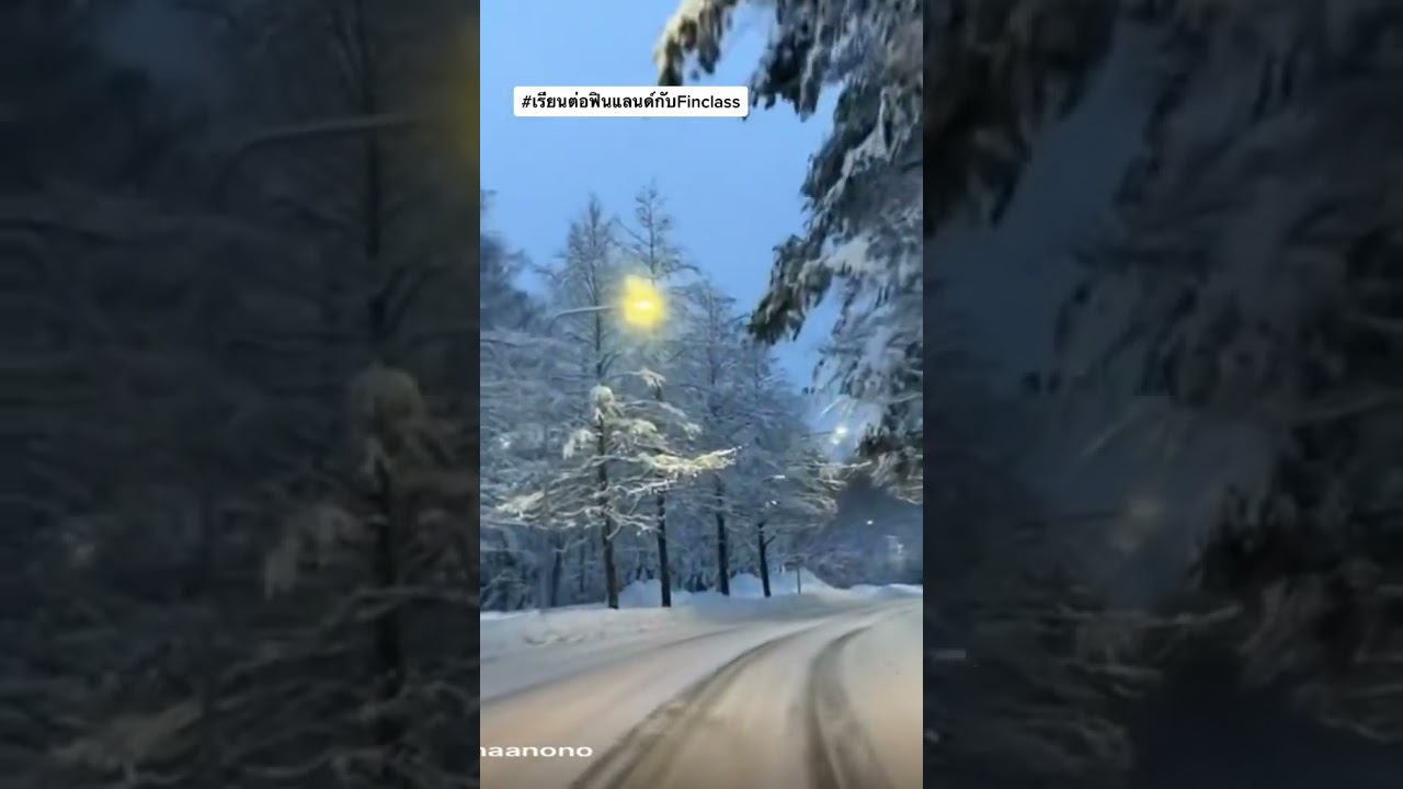 EP.52 ฤดูหนาวฟินแลนด์สวยเหมือนฝัน ทางไปมหาวิทยาลัย Tampere  