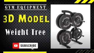 GYM Equipment | 3D Model Weight Tree | VRx Academy screenshot 5
