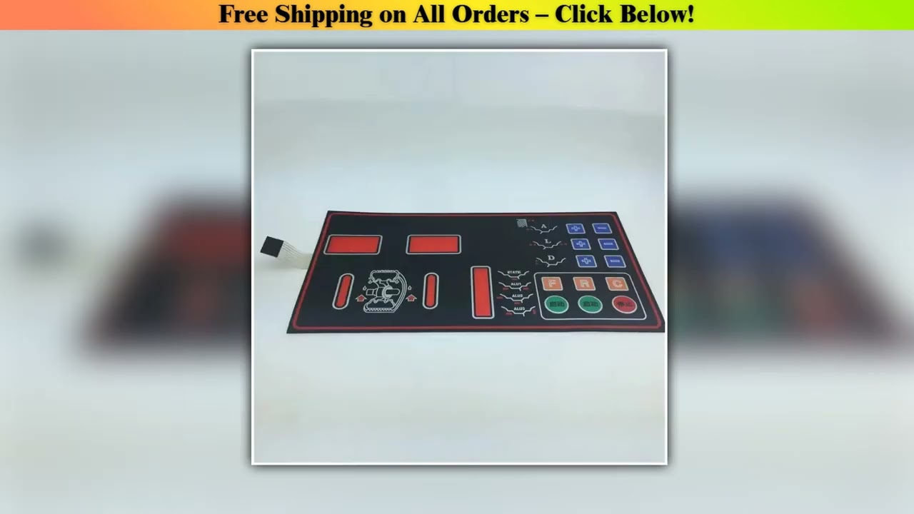 Auto parts car tire balancing machine accessories touchpad switch panel display