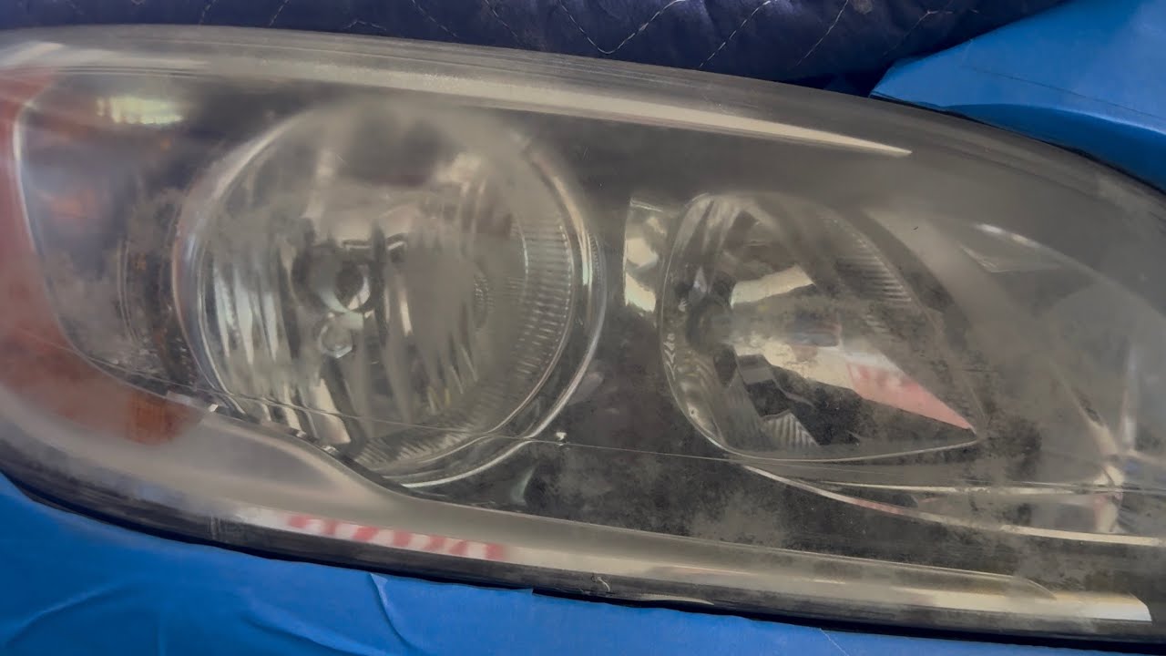 How to repair foggy headlight lenses 