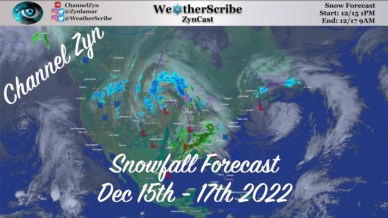 A Major Winter Storm is headed towards the East Coast Dec 15th - 17th ...