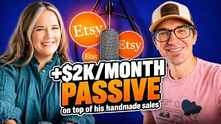 Ep 248 | How Digital Products Added $2K/Month to His Handmade Etsy Shop -with @277creative