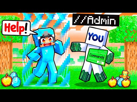 You Use OWNER ADMIN COMMANDS on One Block in Minecraft!