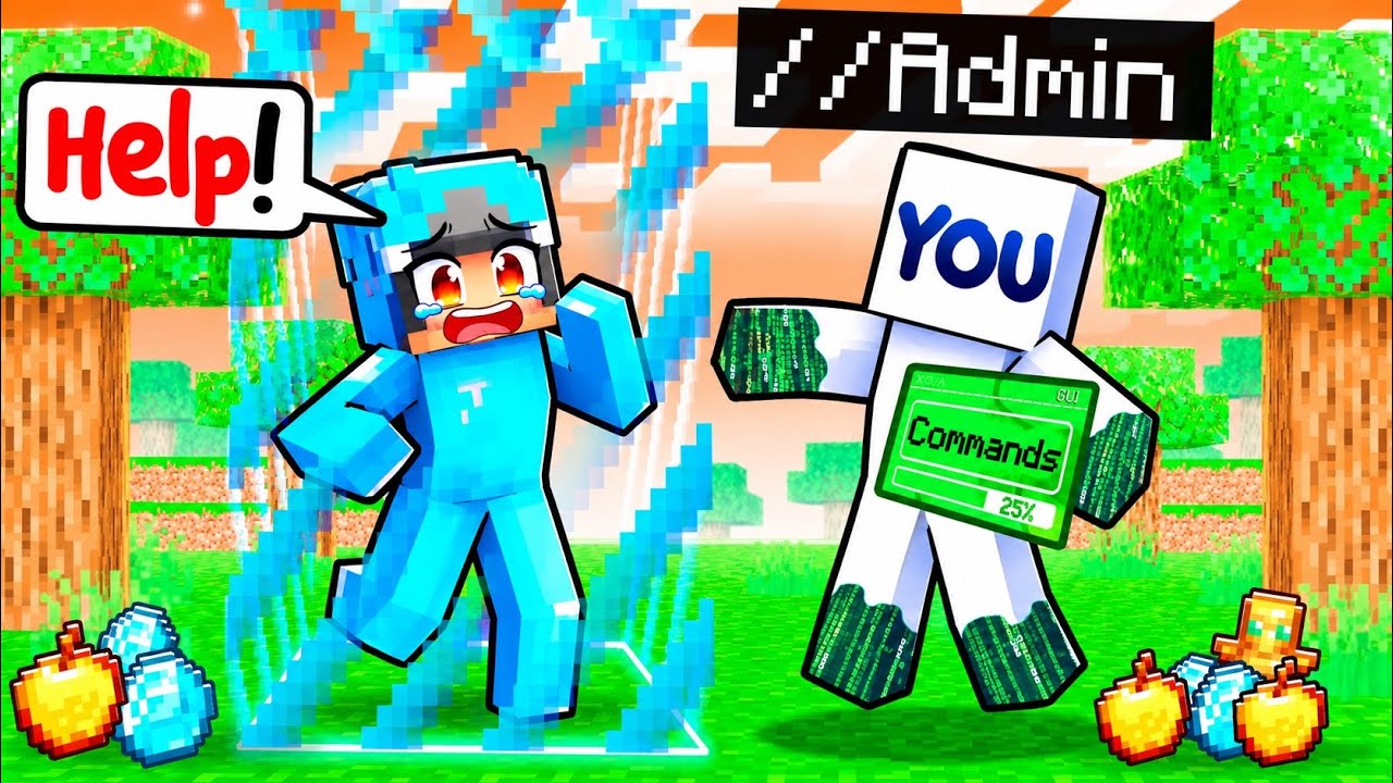 You Use OWNER ADMIN COMMANDS on One Block in Minecraft!