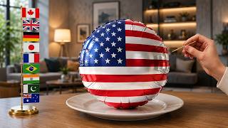 Popping Flag Balloons From Around the World 🌍🎈 | Satisfying Food Reveal ASMR