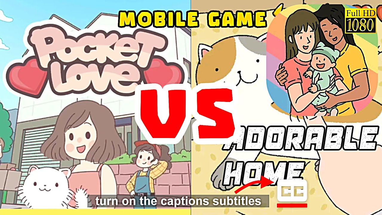 Pocket Love Game vs Adorable Home Bedroom