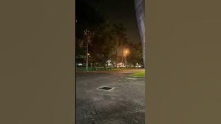 Malam hari jalan BSD Serpong #malamhari #suasana #lanscape #bsd #serpong #jalanan #nongkrong #night