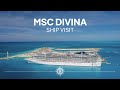 Msc divina  ship visit