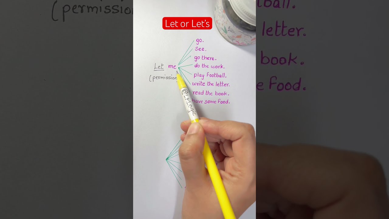 Let Or S English Grammar
