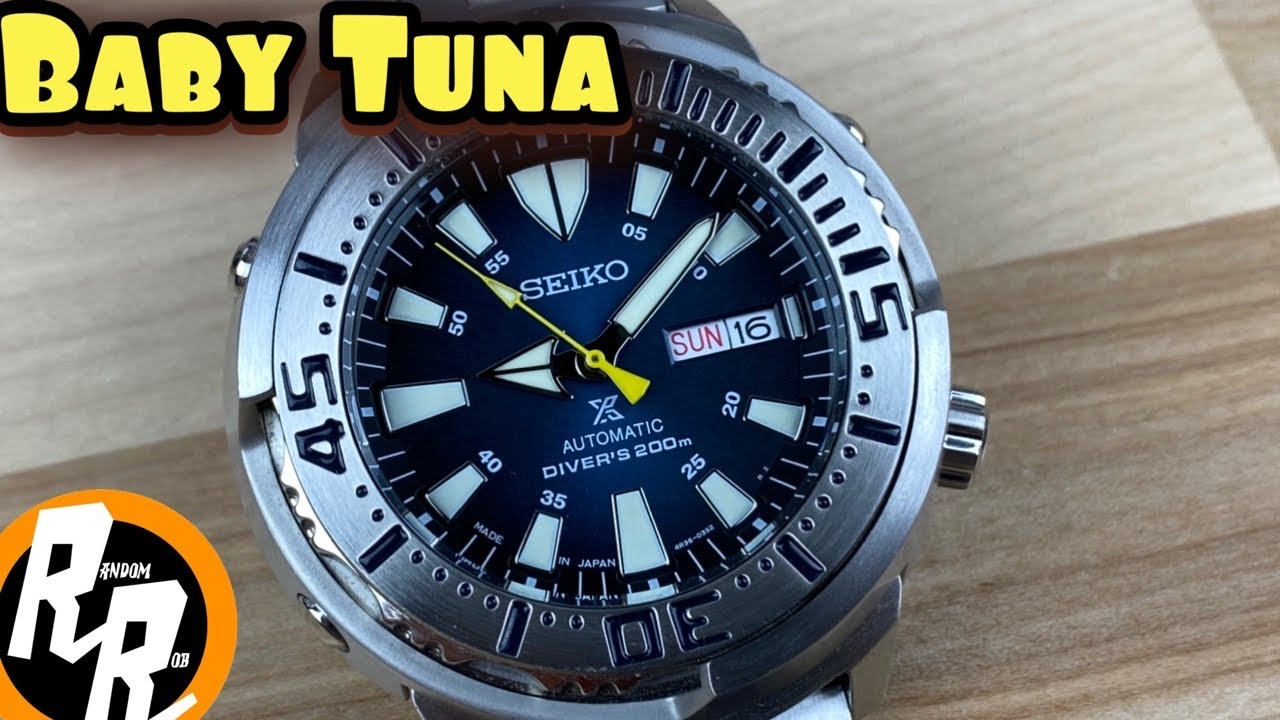 Seiko sbdy055 deep blue “Baby Tuna” - YouTube