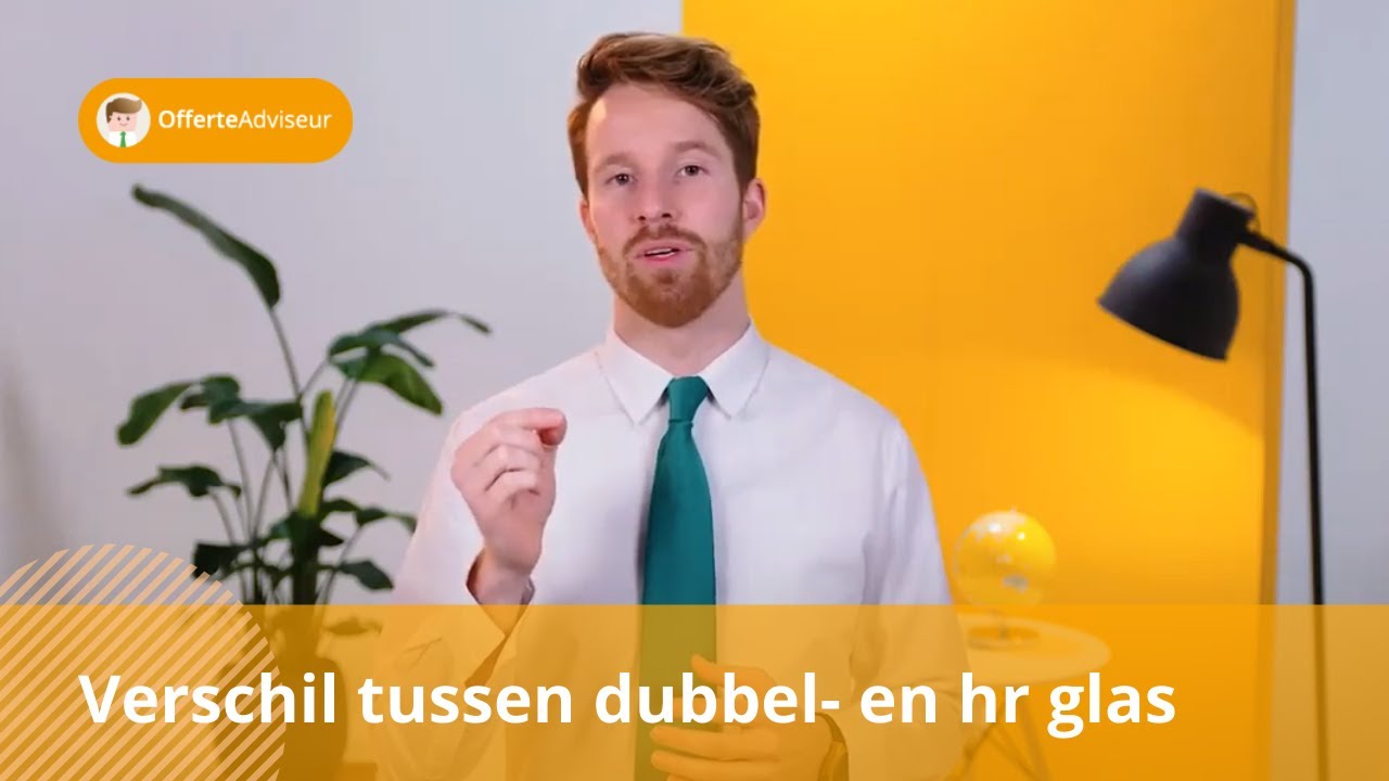 Hoe herkent u het verschil tussen dubbel- en hr glas? - YouTube