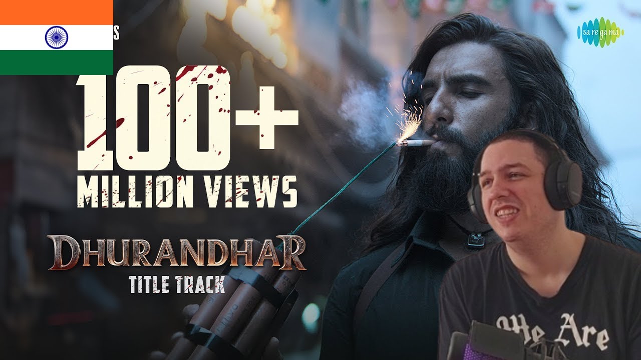 Frenchman Reacts To Dhurandhar - Title Track | Ranveer Singh, Shashwat Sachdev, Hanumankind...