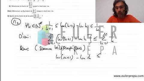 0. Exercice n°6.  Minoration de somme. Prépa HEC - ECE - ECS - Maths Sup