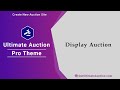 Ultimate Auction Pro - Video 6: How to display auction products using shortcode