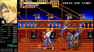 Streets of rage 2  Axel Normal speedrun in 27:48 (Former WR)