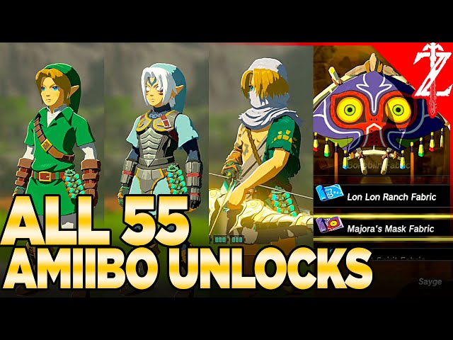 Zelda Tears of the Kingdom Amiibo unlocks