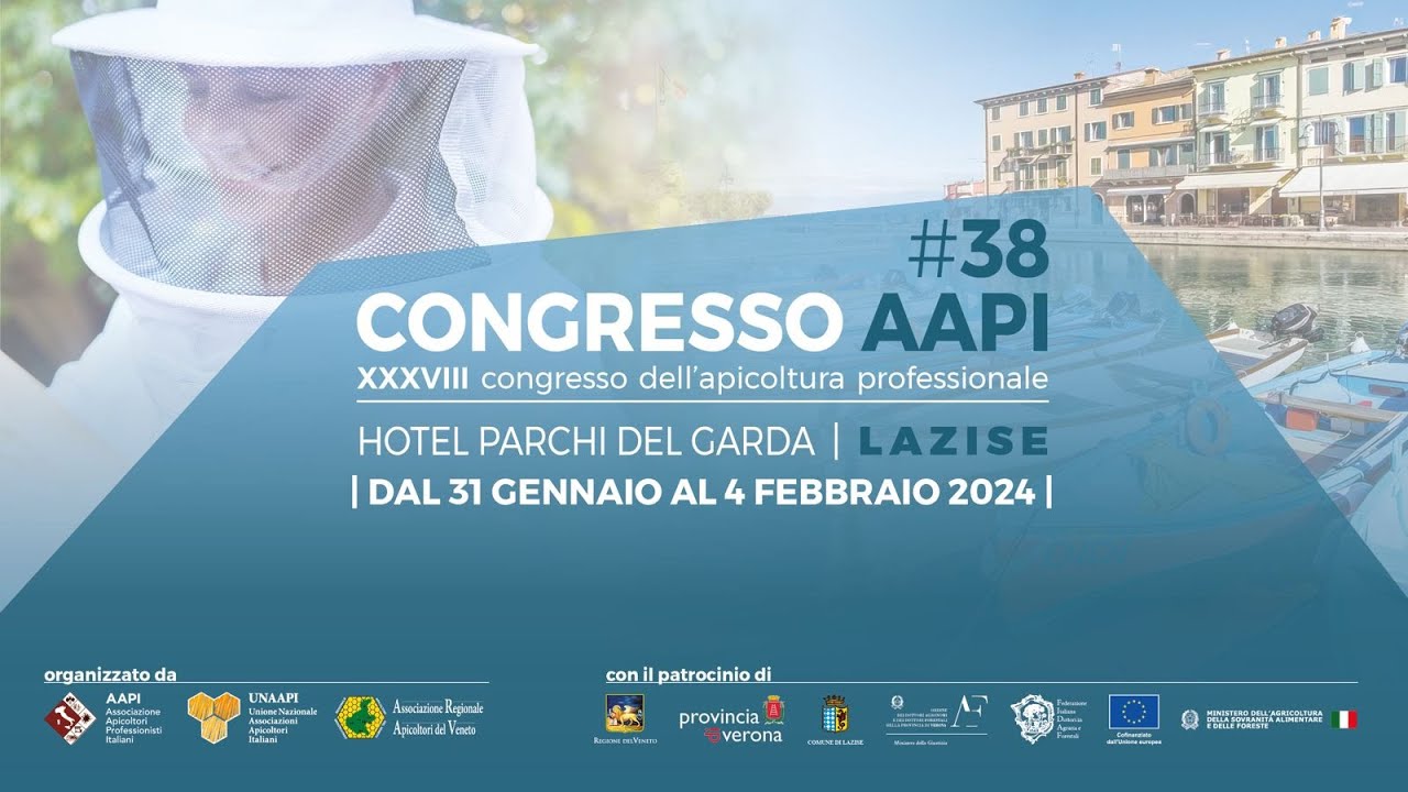 38° Congresso Apicoltori organizzato da AAPI, UNAAPI e Associazione Regionale Apicoltori del Veneto
