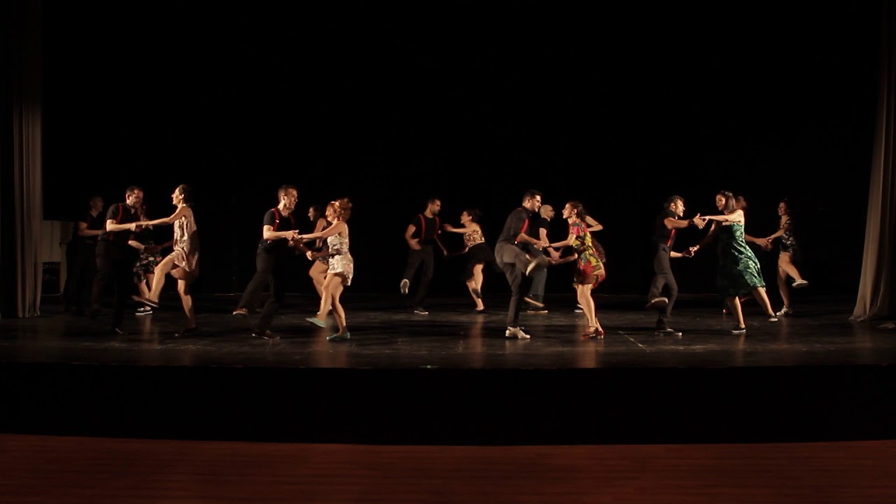 Rhythm Hoppers Graduation Swing Party 2018 - Lindy Hop routine 4