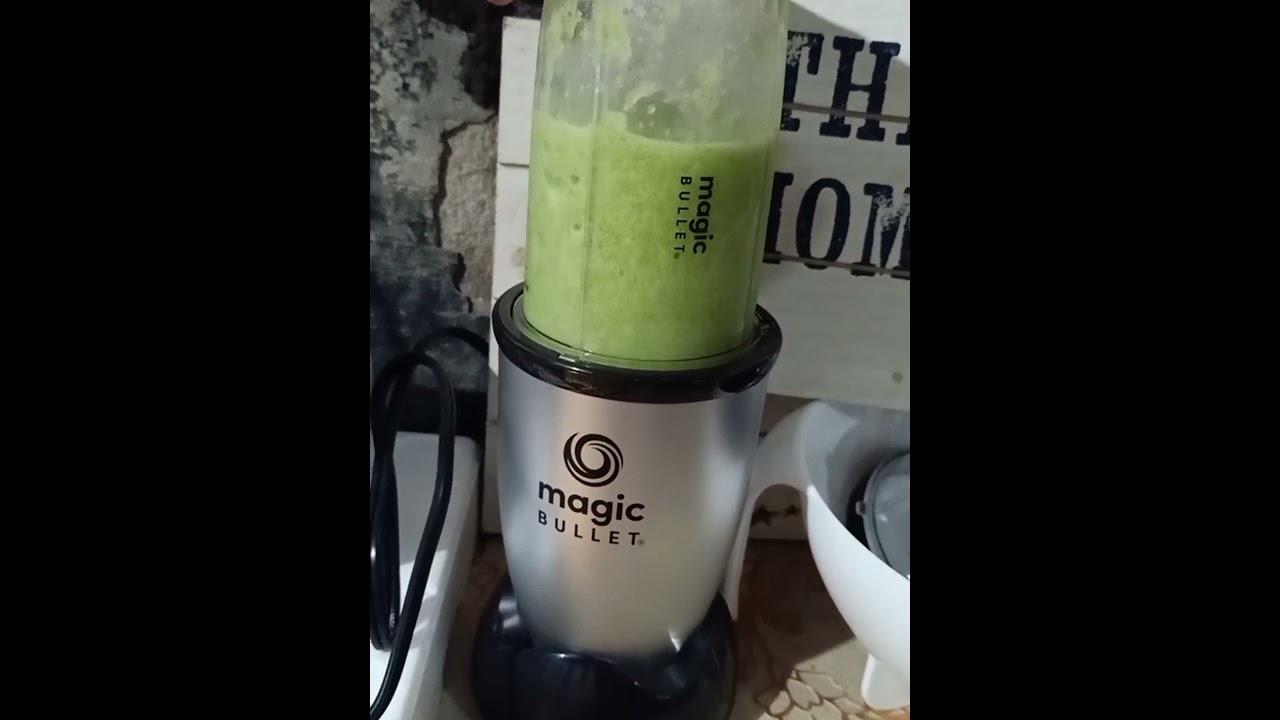 Celery Juice using Magic Bullet