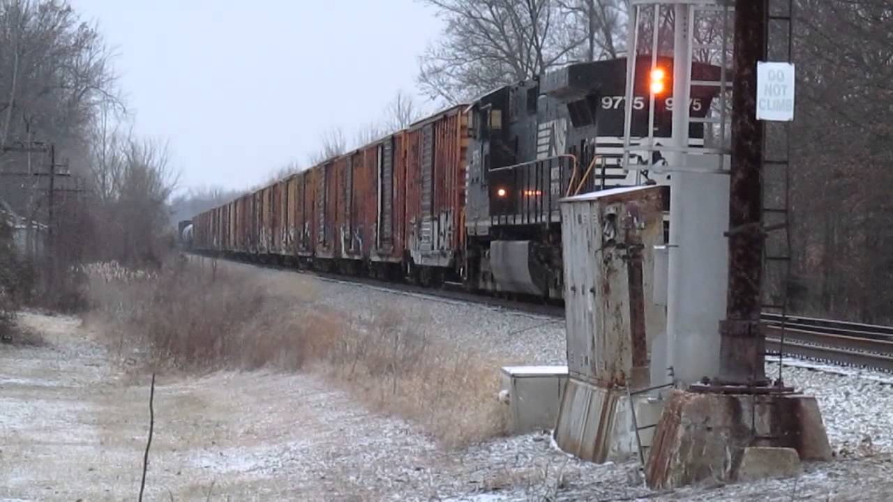 Moving Railroad Cars From Storage Before Closing Old Railway Branch