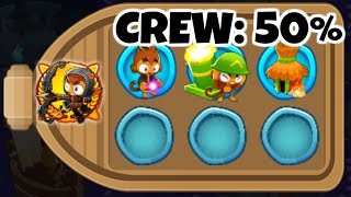 Can You Beat Odyssey Mode With A Half Full Crew? (Bloons TD 6)