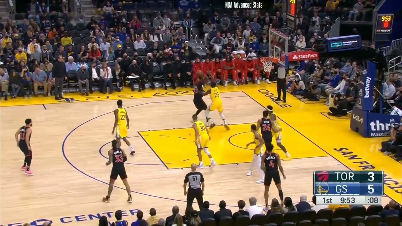 Draymond Green guarding bigs/centers (21/22)