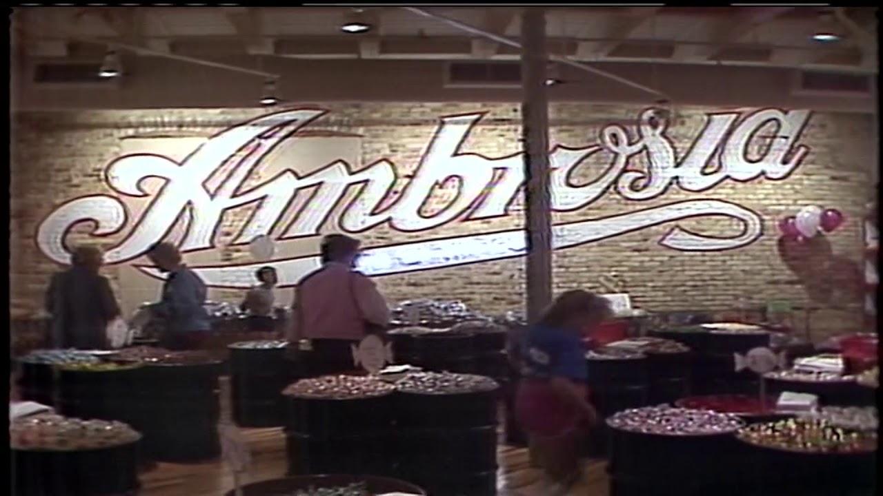 Ambrosia Chocolate Outlet Store Grand Opening 5/10/1986 YouTube