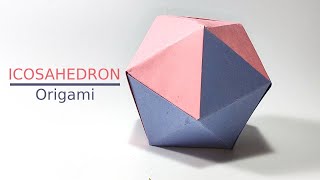 MODULAR ORIGAMI: ICOSAHEDRON : HOW TO FOLD