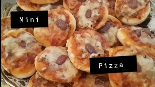 Recette mini pizza /بيتزا صغيرة وصفة