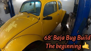 68’ Baja Bug build part 1-??? The beginning of a long process. #vw #build #1968
