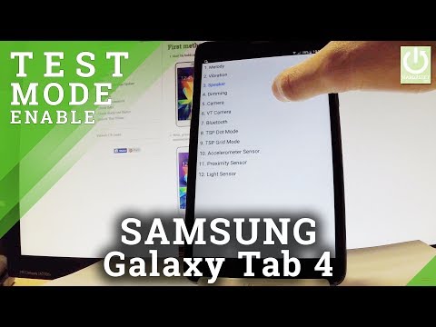 Test Menu SAMSUNG Galaxy Tab 4 - Test Mode / Secret Code