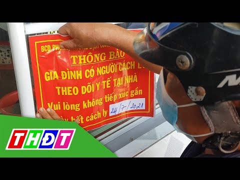 Video Dán giấy thông báo cách ly tại nhà các trường hợp F2 |... - youtube