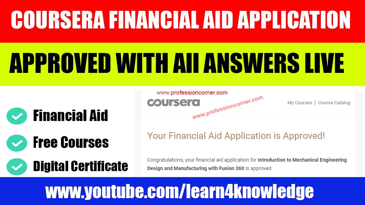 applying for financial aid coursera essay