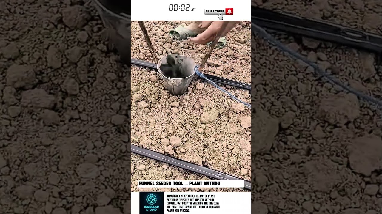 Funnel Seeder Tool – Plant Without Digging!