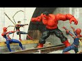 Spider Man Vs Hulk Controlled By Thanos Final Battle | Figure Stopmotion