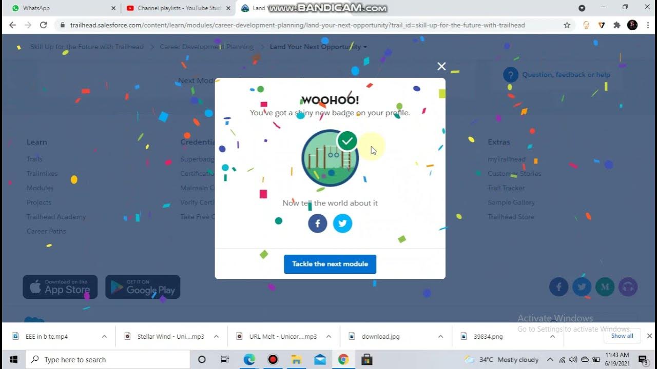 Career Development Planning Salesforce Trailhead part 4 Trailhead