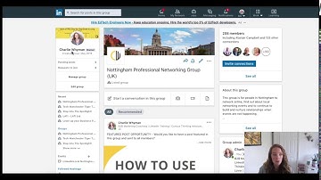 How to use and benefit from being part of a LinkedIn Group