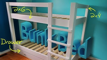 How to Build a Bunk Bed (FREE Plans)