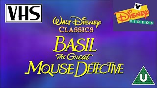 Opening to Basil the Great Mouse Detective UK VHS