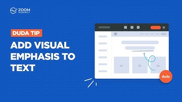 Duda Website Builder Tip: Add Visual Emphasis to Text