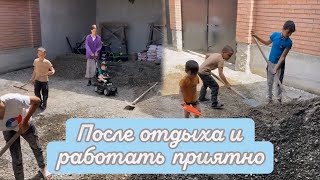 СЕГОДНЯ НАЧАЛИ 😍 РЕМОНТНЫЕ РАБОТЫ ВО ДВОРЕ НОВОГО ДОМА 🏠