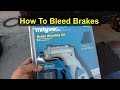 How to use a vacuum pump to bleed your brake system. - VOTD