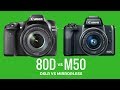 Canon 80D vs Canon M50 - FIVE Reasons to Buy the 80D OVER the M50