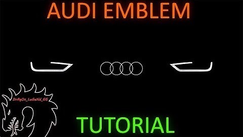 BLACK OPS 4 EMBLEM TUTORIAL: COOL LOOKING AUDI EMBLEM (EASY & SIMPLE)