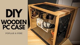 DIY Wooden PC Case - Waterfall Build