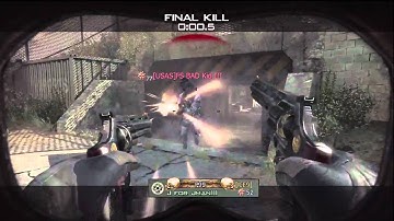 WTF MW3! Guy SURVIVES JUGGERNAUT KNIFE in DEAD MANS HAND!