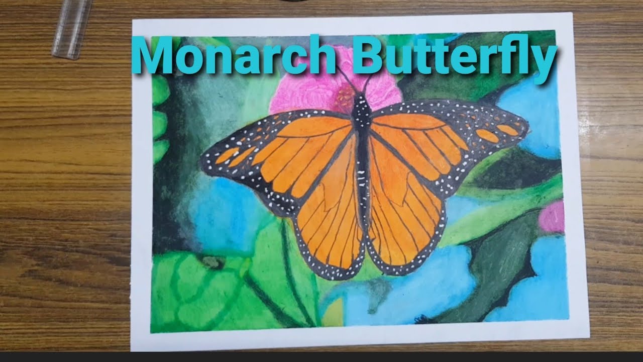 Art for Kids and Beginners: Create a Monarch Butterfly with Oil Pastels, Em Winn