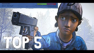 Top 5 Hardest Choices in The Walking Dead: Seasons 1-3 (TELLTALE GAMES)