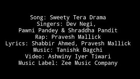 Sweety tera drama lyrics