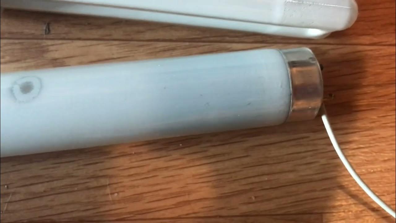 fluorescent tube that has a mercury problem ! and burnout YouTube